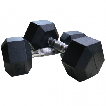Гантели DFC гексаг. обрезиненная пара DB001-8 кг - 3